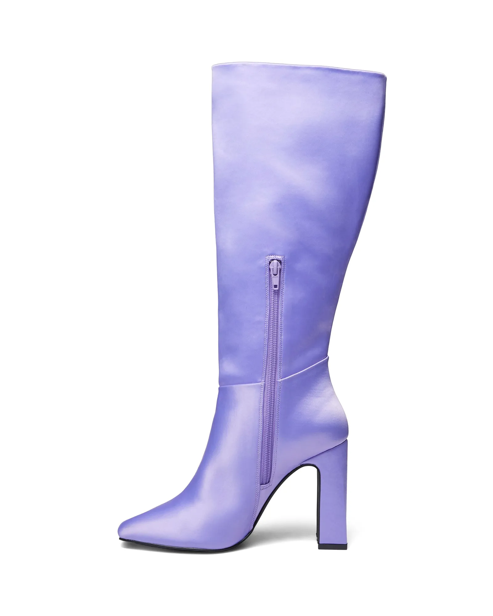 Muse Tall Boot Lilac Satin