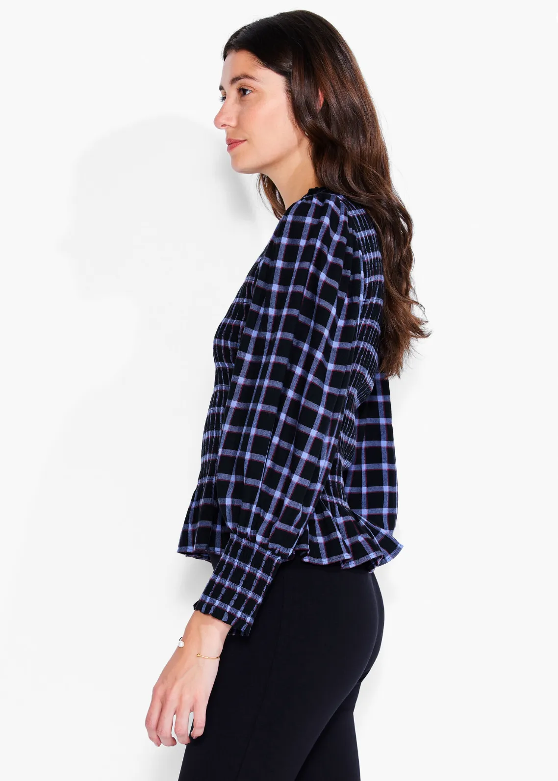 Nic   Zoe shirt, Plaid smocked