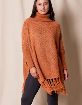 Nina Roll Neck Sweater - Spice