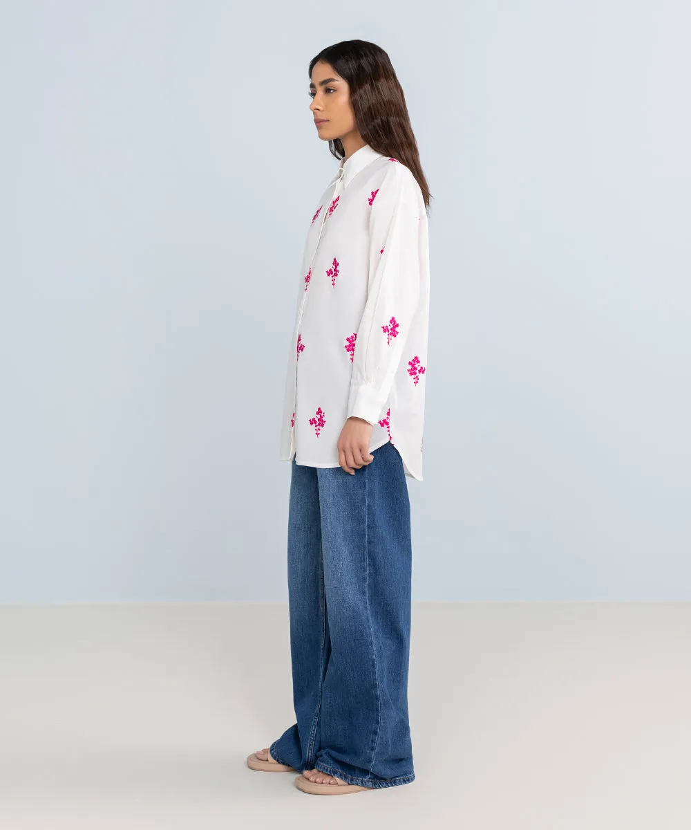 Oversized Embroidered Shirt