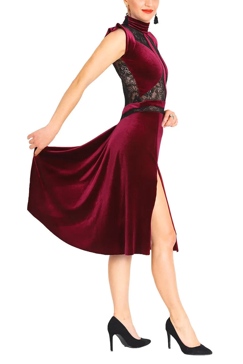 Petra Velvet And Lace Tango Dress