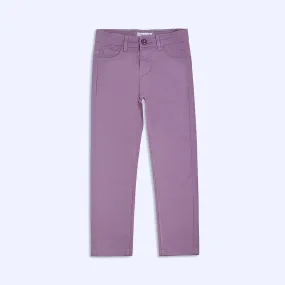 Plum Cotton Pants