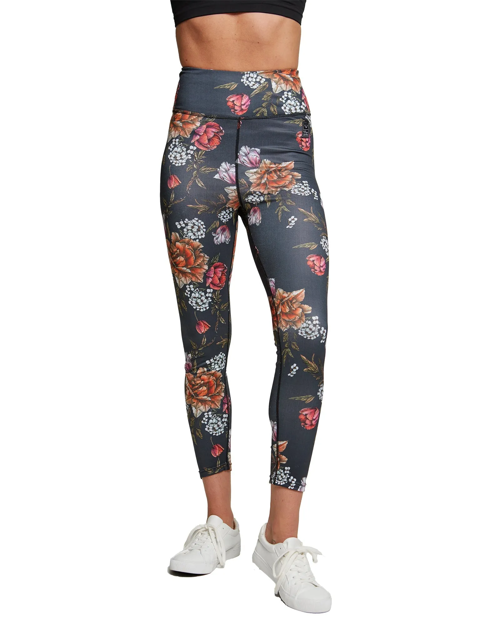 PLUS SIZE TRANQUILITY PARK 7/8 PANT - BITTERSWEET BOUQUET