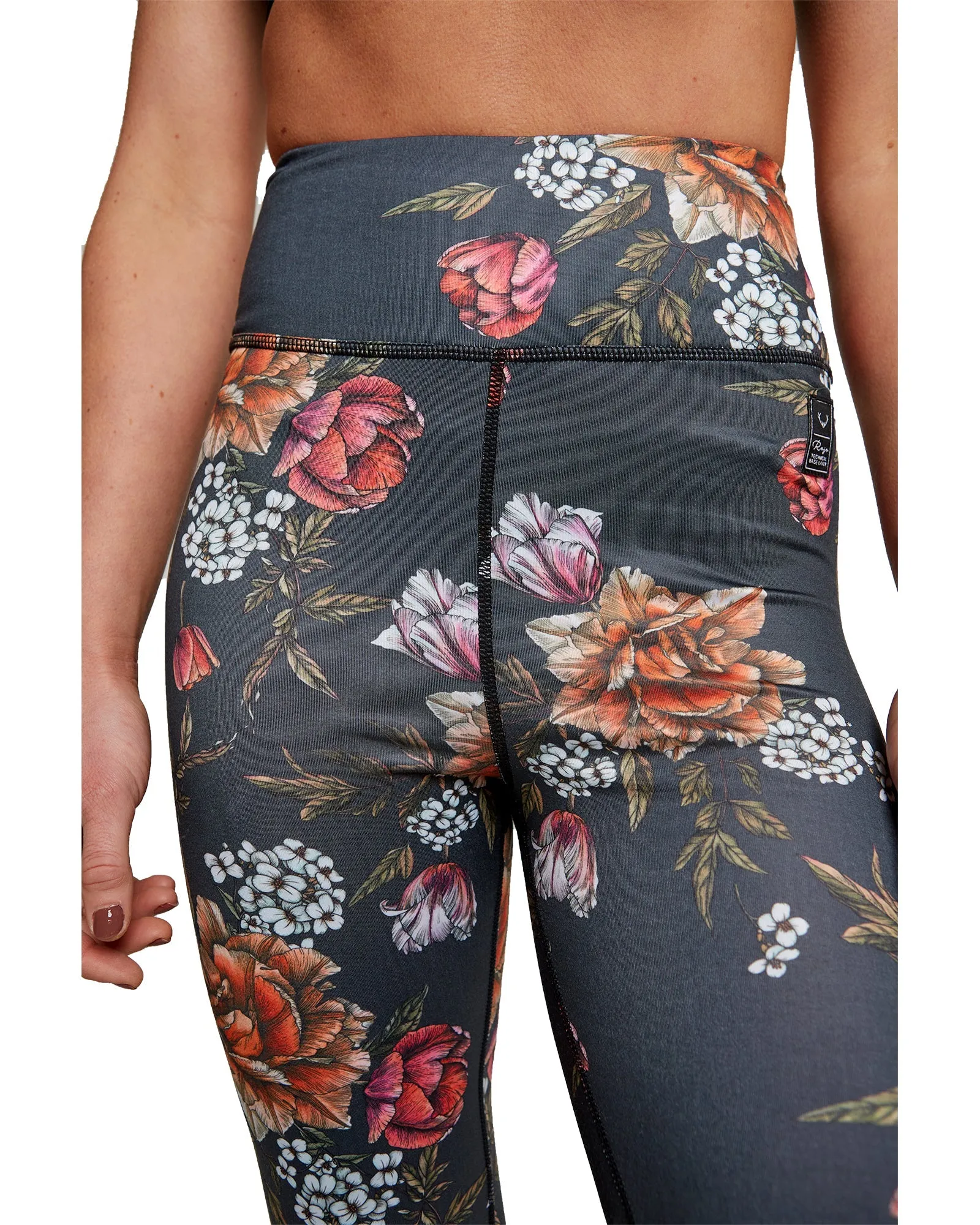 PLUS SIZE TRANQUILITY PARK 7/8 PANT - BITTERSWEET BOUQUET