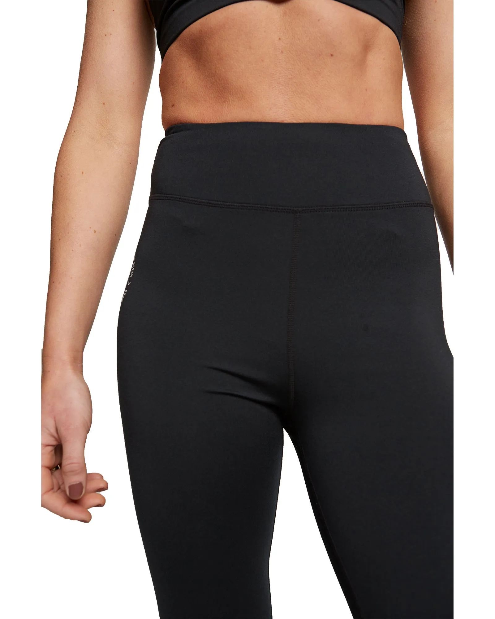 PLUS SIZE TRANQUILITY PARK 7/8 PANT - TRUE BLACK