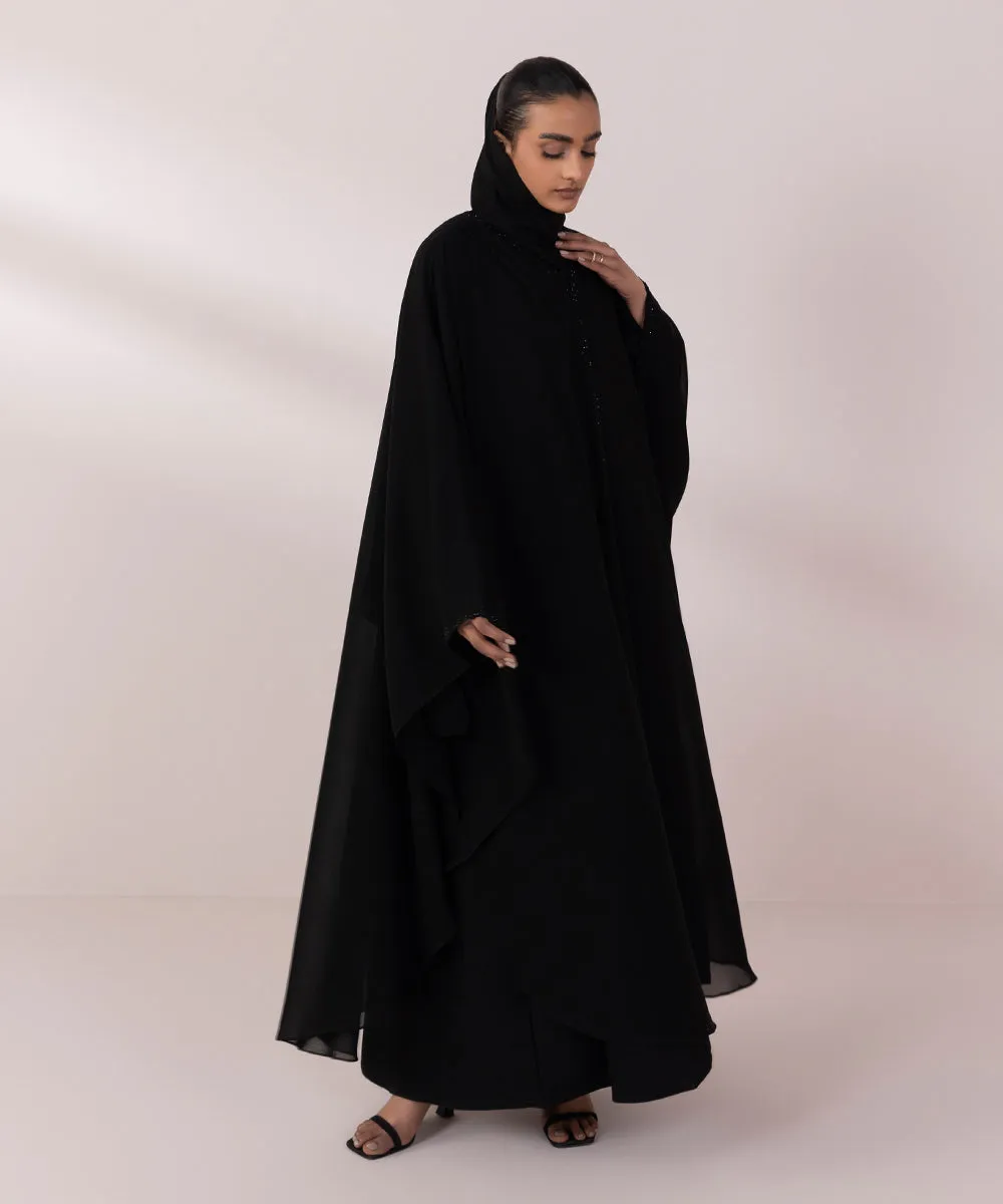 Poncho Abaya Set