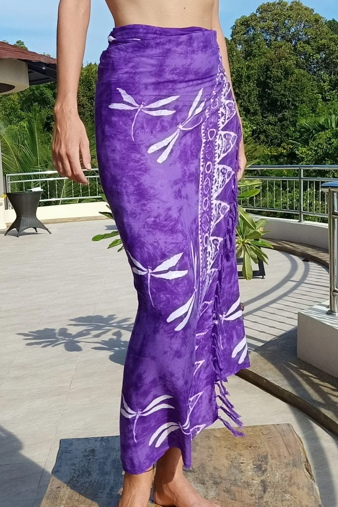 Purple Batik Sarong