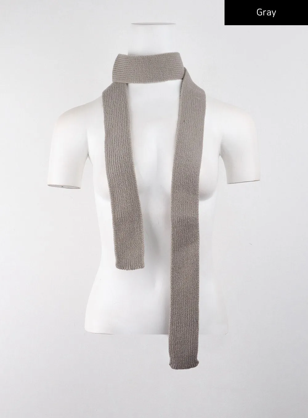 Solid Slender Scarf CJ405