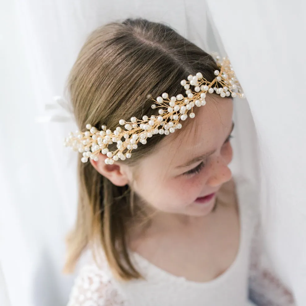 The Goldie Pearl Headpiece