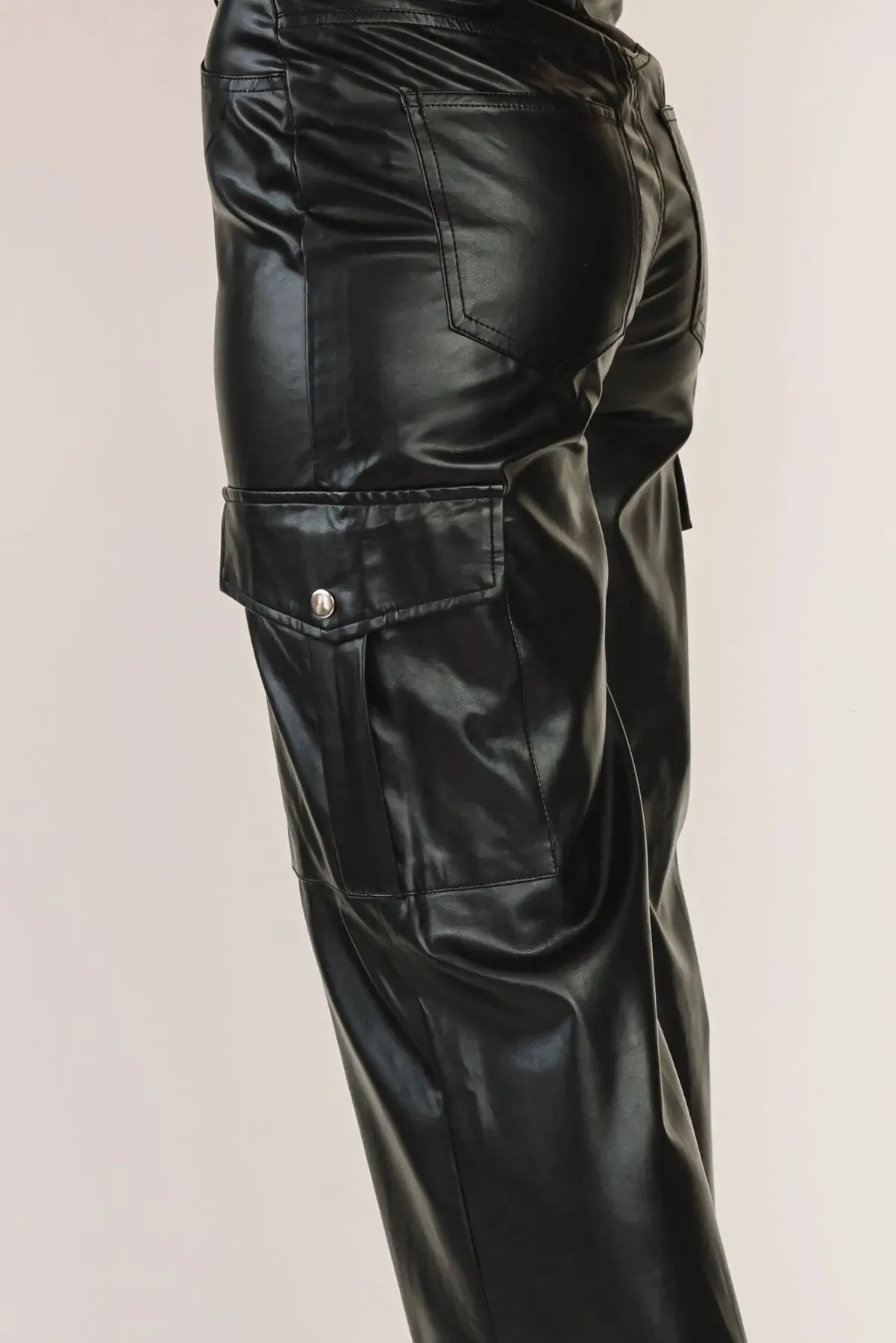 Trendy Girl Faux Leather Pants - Final Sale