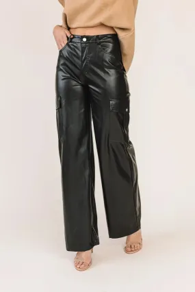 Trendy Girl Faux Leather Pants - Final Sale