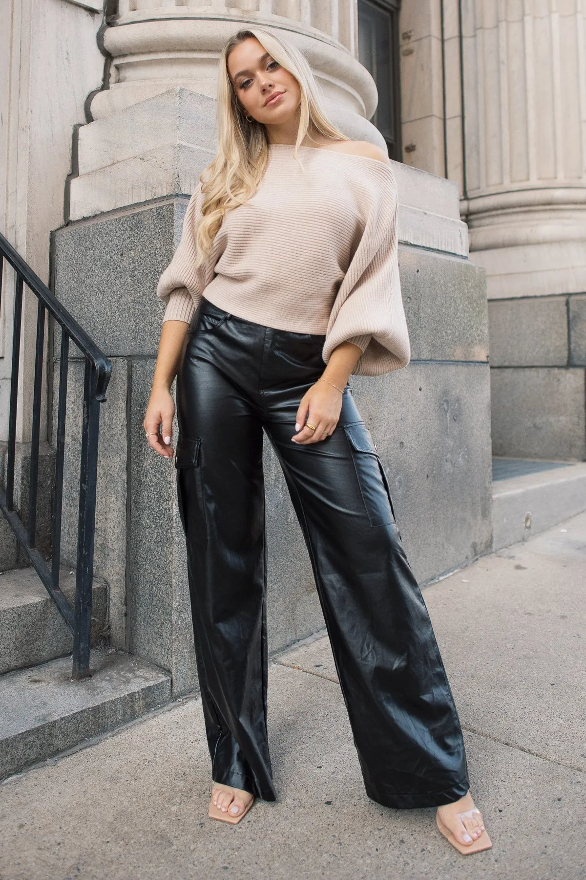 Trendy Girl Faux Leather Pants - Final Sale