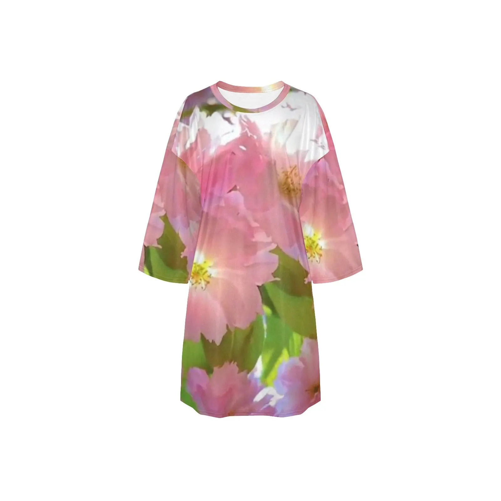 TRP Floral Print 02 Designer Oversized Lounge T-shirt