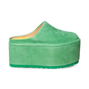 UGG X Molly Goddard Platform Grass Green Shoes - Women's