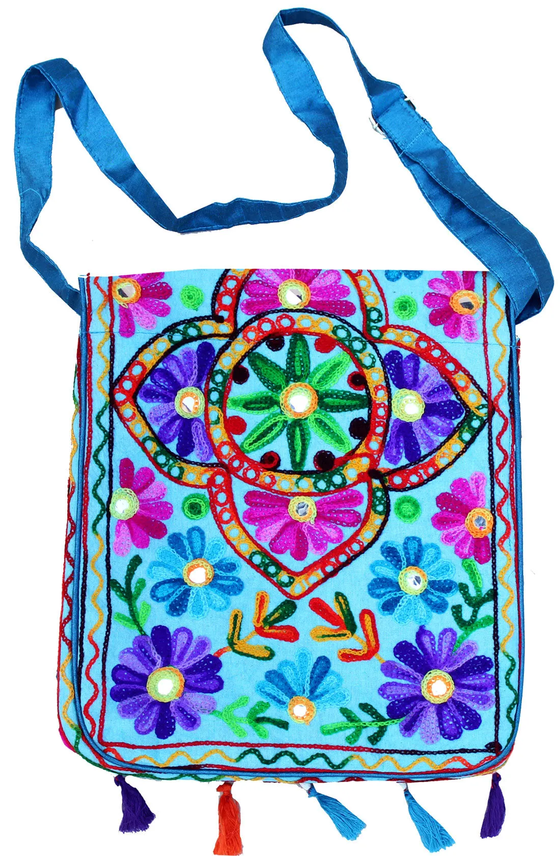 Womens Indian Clothing Cross Body Shoulder Bag Bohemian Hippie Gypsy