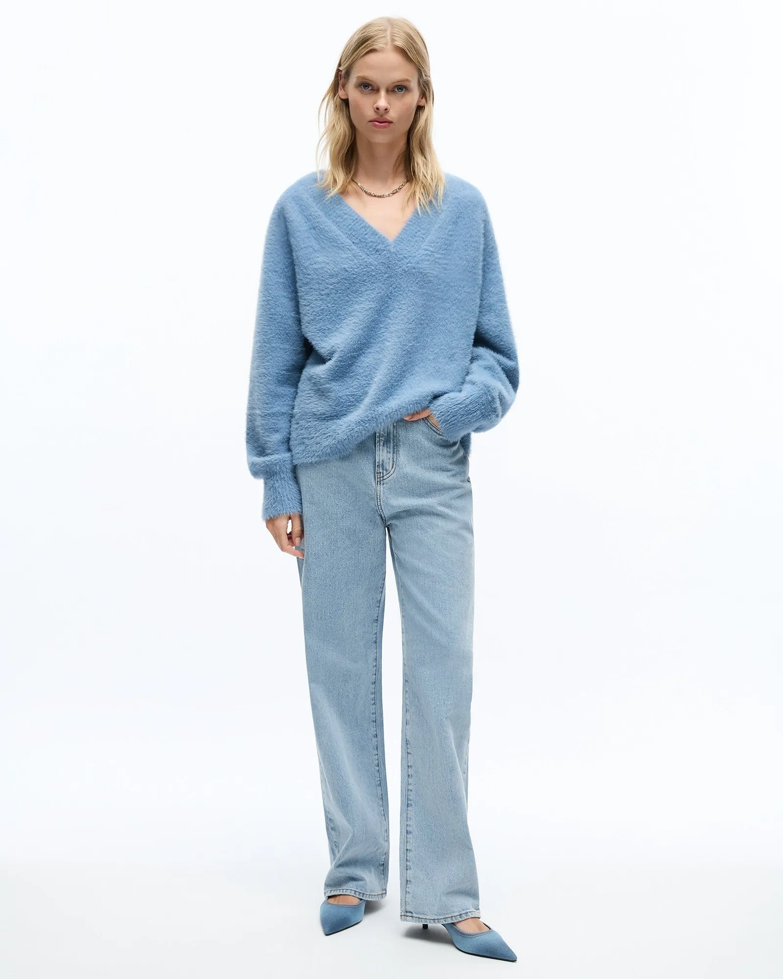 ZALI KNIT - BLUE FOG